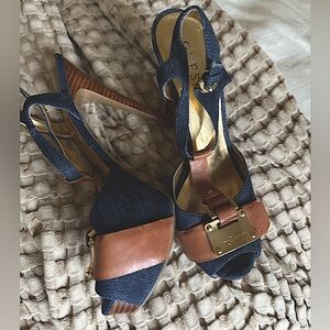 Guess denim heels